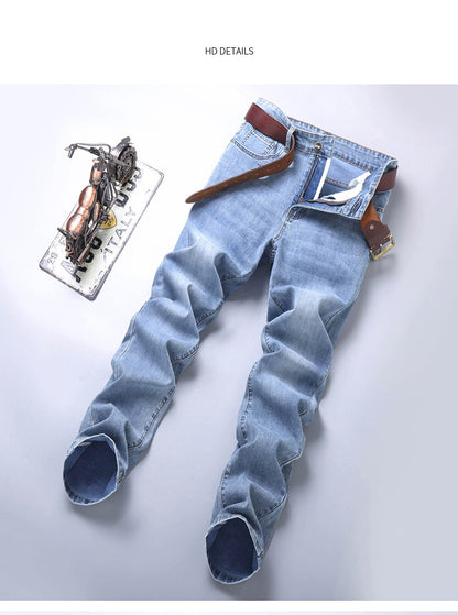 Men’s Slim Fit Luxury Jeans – Classic Style Denim Pants
