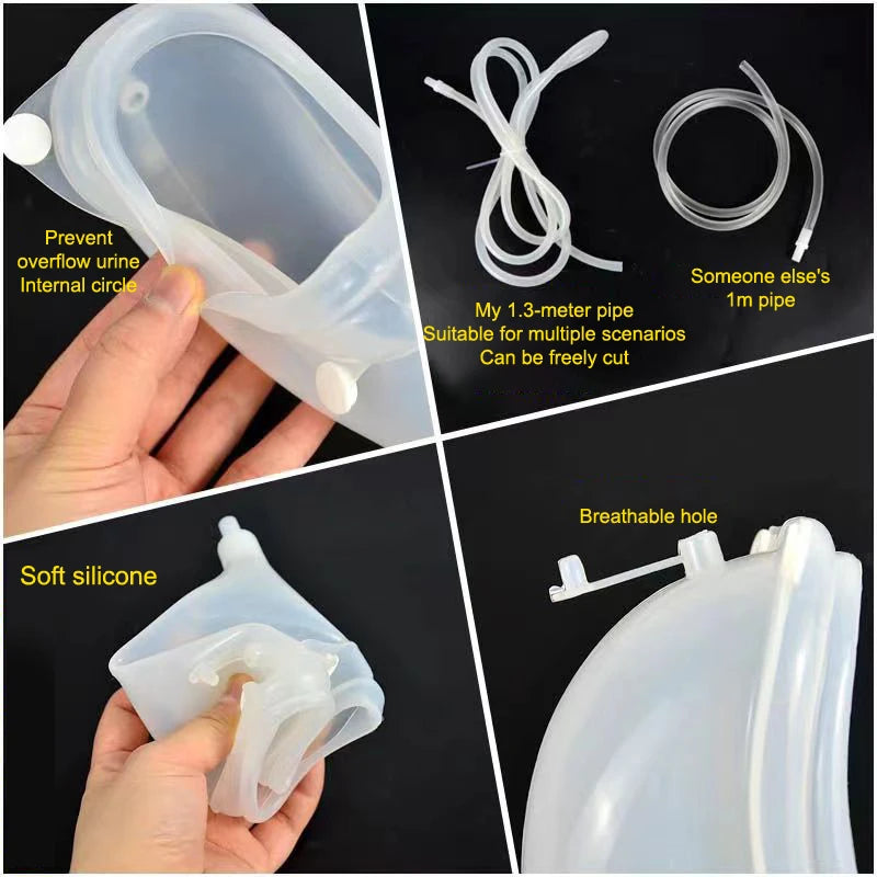 Reusable Silicone Urine Collector Bag