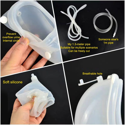 Reusable Silicone Urine Collector Bag