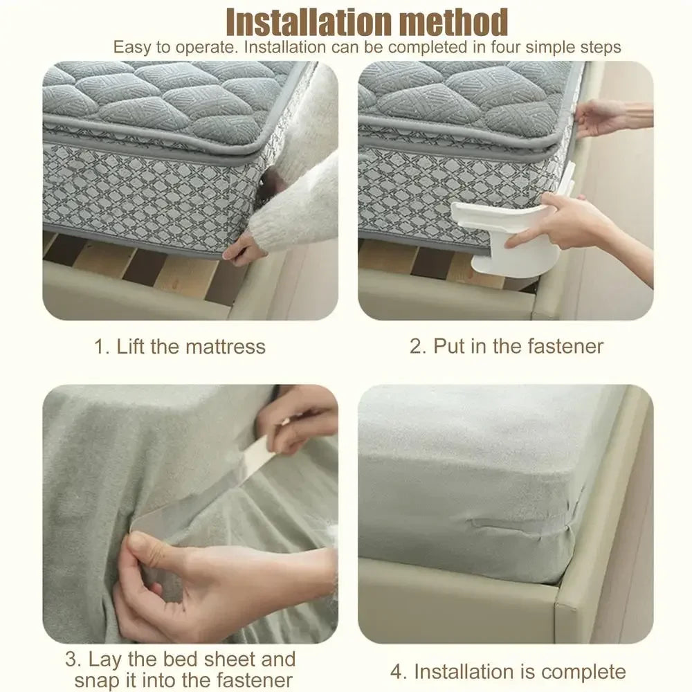 Heavy-Duty Bedsheet Corner Clips
