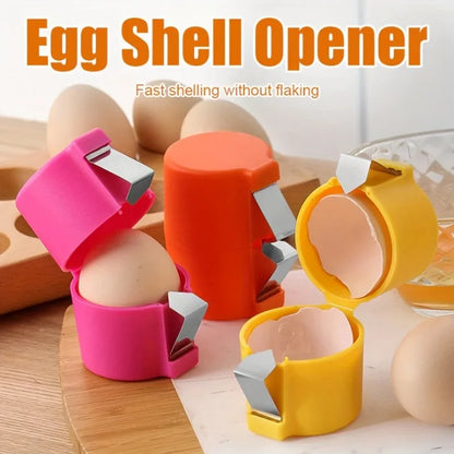 Eggshell & Yolk Splitter Tool for easily separating egg yolks from egg whites with minimal mess during cooking and baking.