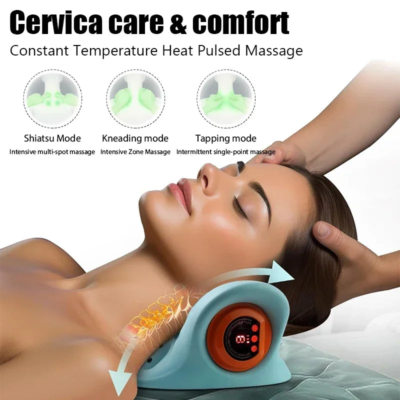 Electric Neck Cervical Traction Massager Pillow