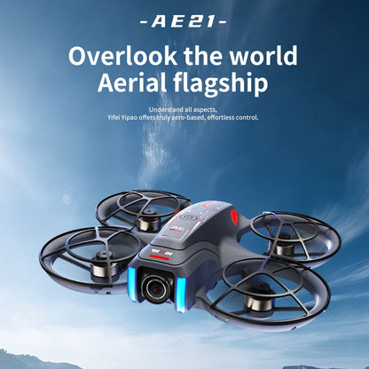 AE21 HD Dual Camera Mini Drone with 4.3" Screen Remote