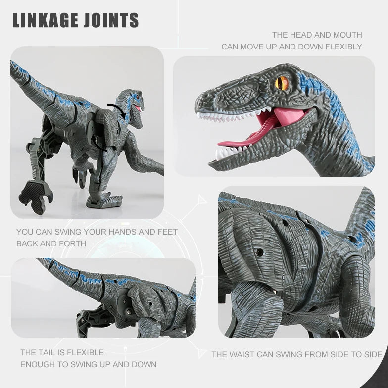 Remote Control Dinosaur Toy with led lights