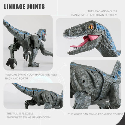 Remote Control Dinosaur Toy with led lights