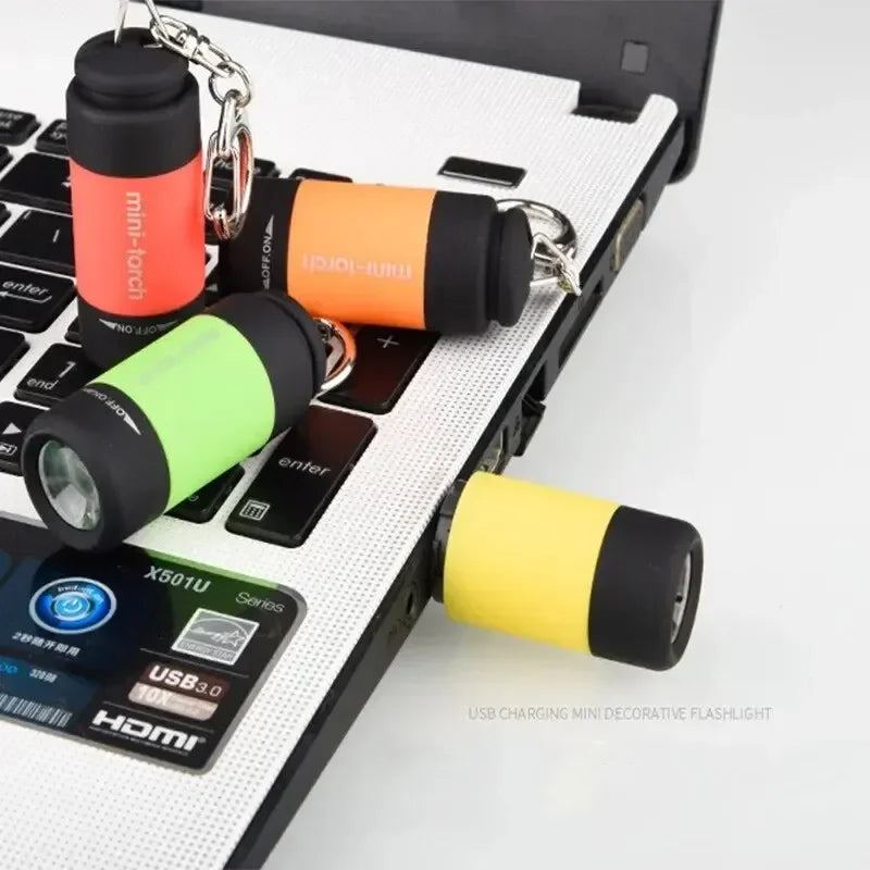 LED Mini Pocket Rechargeable Flashlight