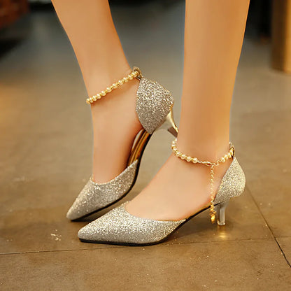 Bride Wedding High Heels – Elegant Women’s Party Pumps & Mules