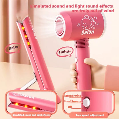 Girls Beauty Salon Set – Kids Hair & Makeup Play Kit