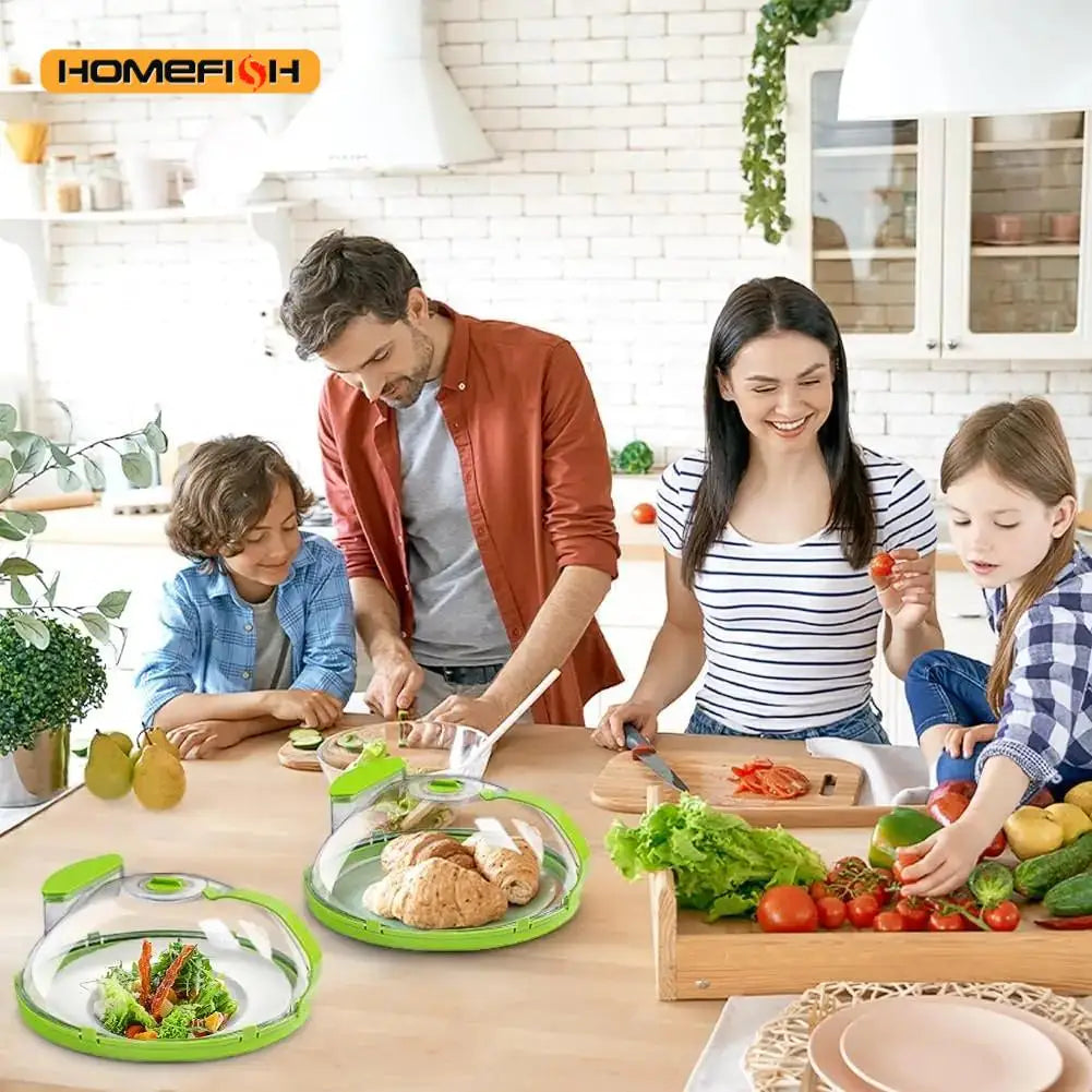 Microwave Splatter Cover With Water Steamer