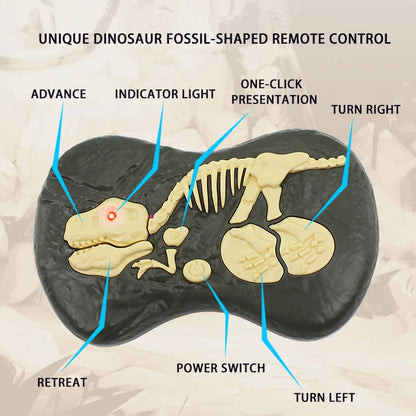 Remote Control Dinosaur Toy with led lights