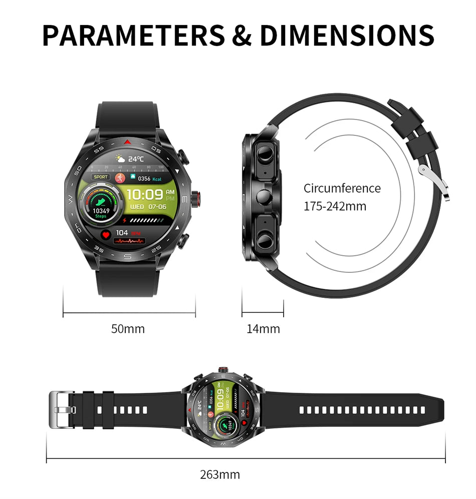 Smart Two-in-one Bluetooth Watch
