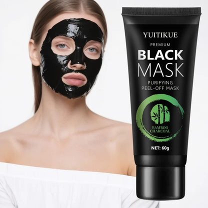 Bamboo Charcoal Blackhead Removal Mask – Deep Cleansing Face Treatment