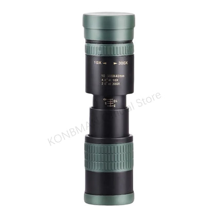 10–300X Zoom HD Monocular Telescope – Powerful Long Range