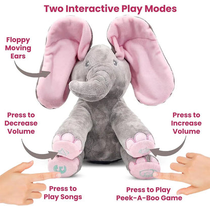 Disney Singing Elephant Plush Toy with Moving Ears