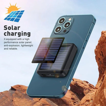 50000mAh 4 in 1  Portable Solar Power Bank