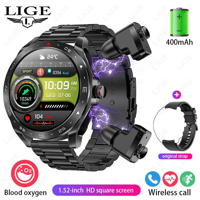 Smart Two-in-one Bluetooth Watch