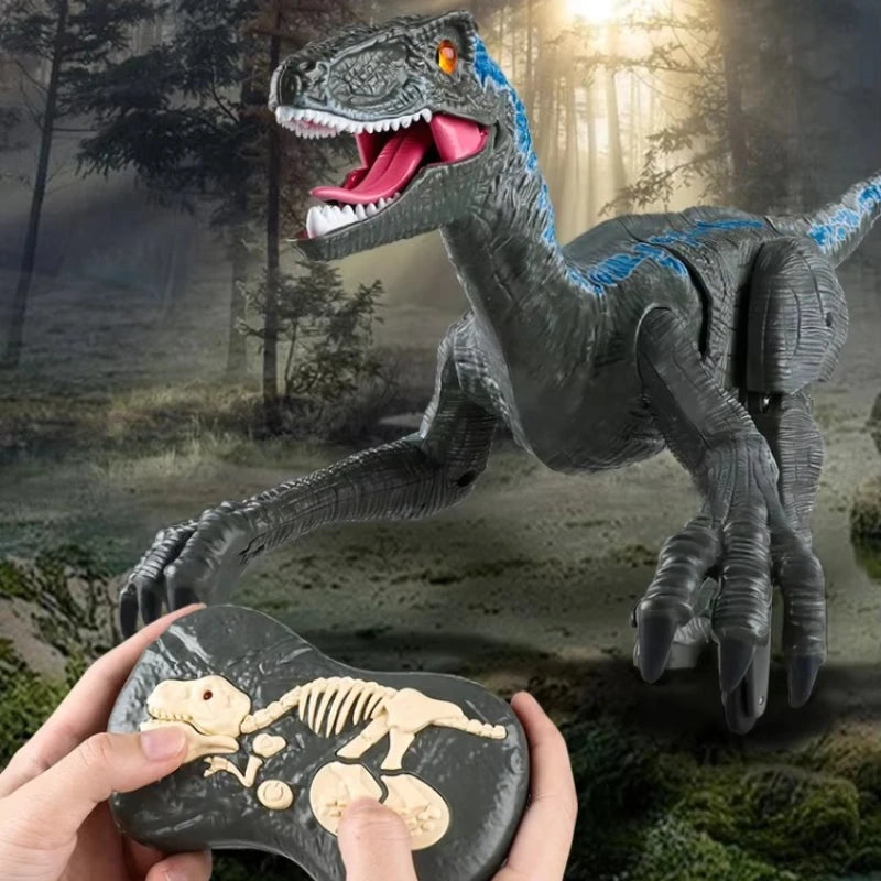 Remote Control Dinosaur Toy with led lights