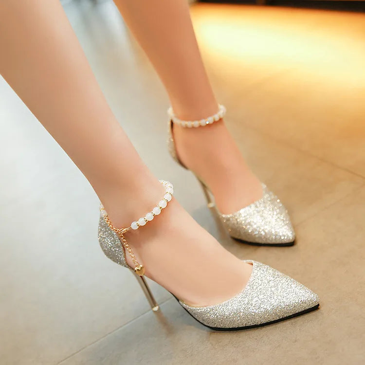 Bride Wedding High Heels – Elegant Women’s Party Pumps & Mules