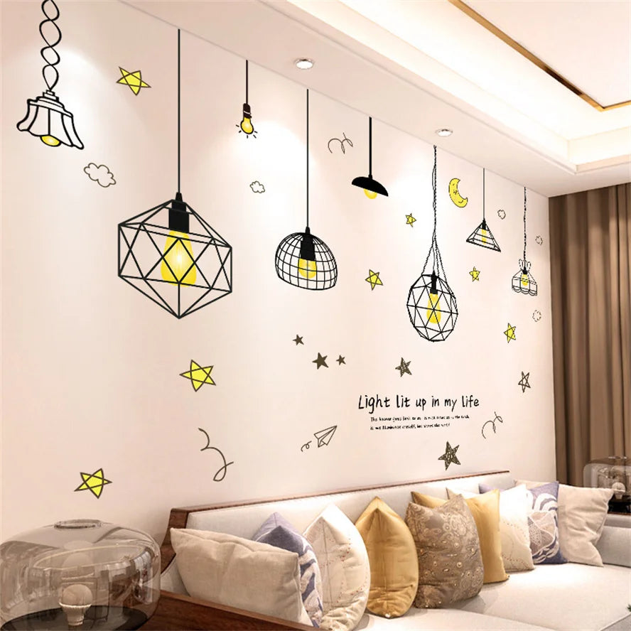 Purple Lavender Flower Butterfly Wall Stickers – Home Decor Decals