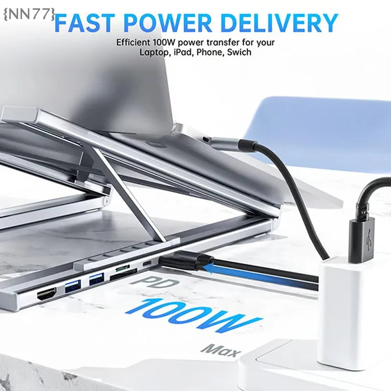 8-in-1 USB-C Laptop Docking Station