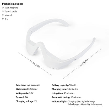 3D Eye Massager – Relaxing Dark Circle & Smooth Eye Therapy Device