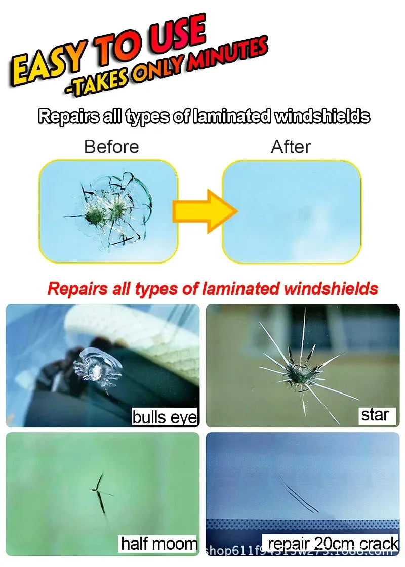 Car Windshield Repair Kit