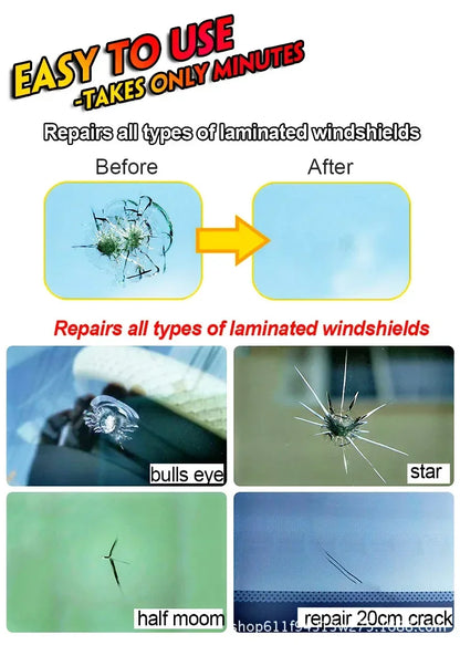 Car Windshield Repair Kit