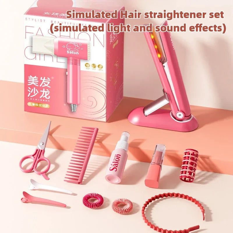 Girls Beauty Salon Set – Kids Hair & Makeup Play Kit