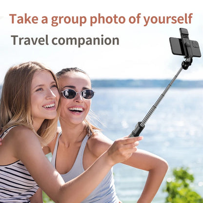 Bluetooth Selfie Stick Tripod with Fill Light – Wireless Remote