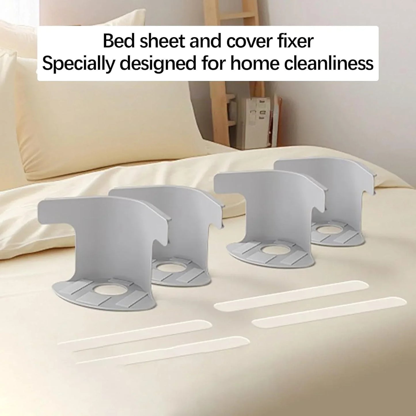 Heavy-Duty Bedsheet Corner Clips