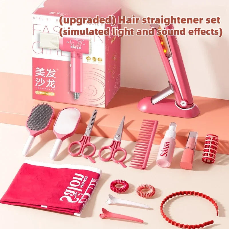 Girls Beauty Salon Set – Kids Hair & Makeup Play Kit