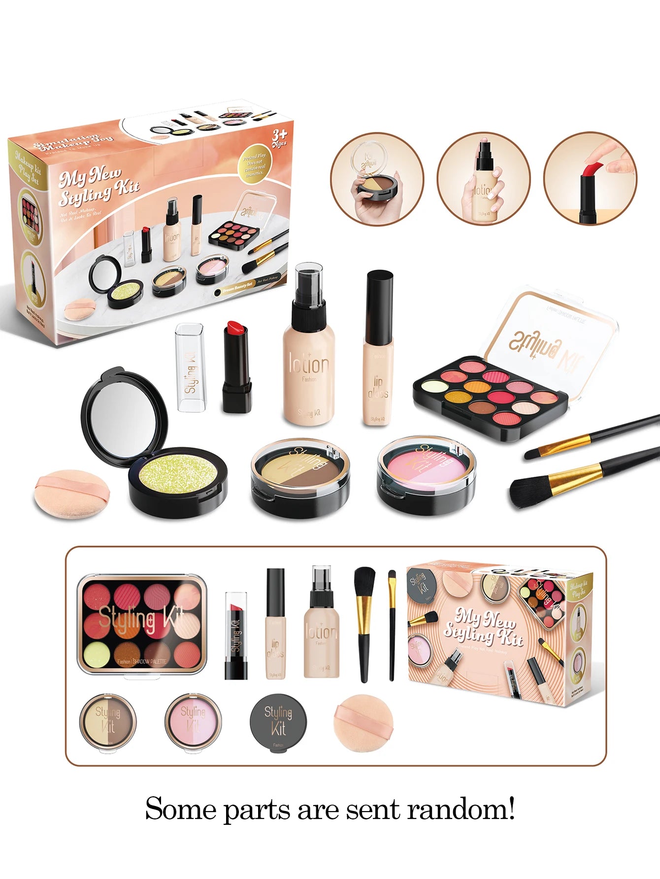 Kids Play Makeup Set – Simulated Cosmetic Toys for Girls