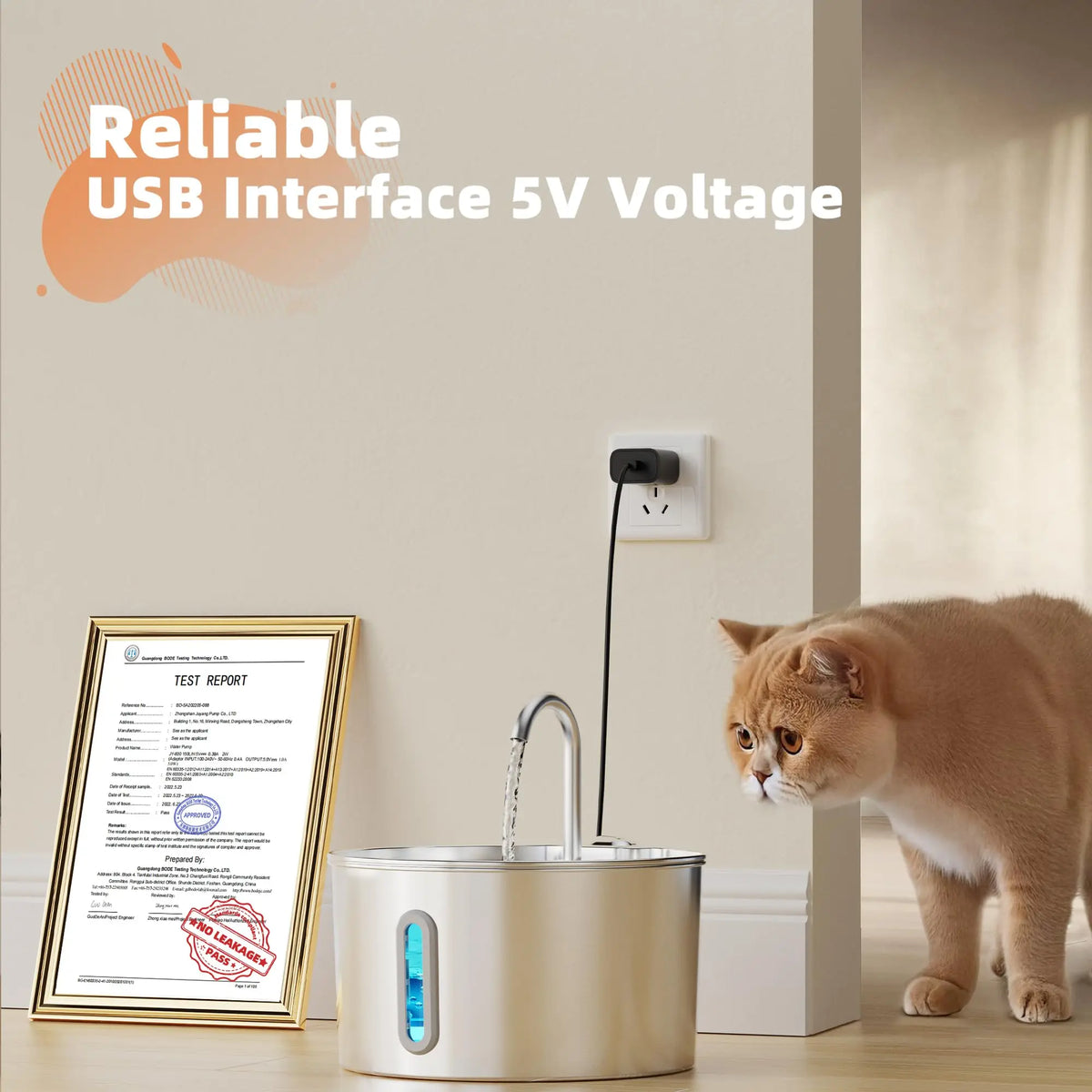 cat and dog water dispenser stainless steel