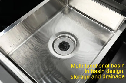 Stainless Steel Multifunction Waterfall Kitchen Sink