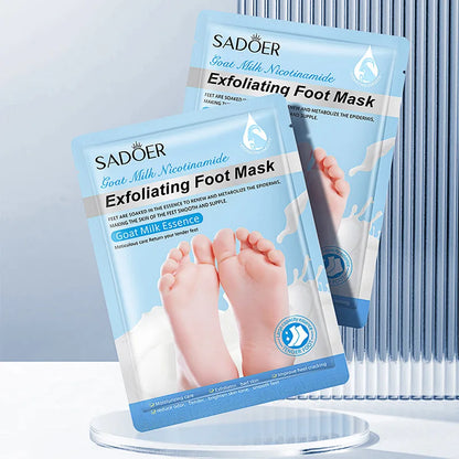 SADOER Lavender Foot Peel Mask for Dry Feet & Cracked Heels