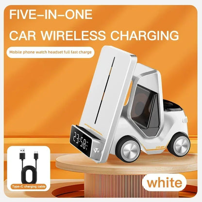 5-in-1 Wireless Charger & Phone Stand