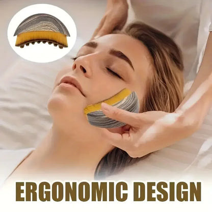 Lymphatic Drainage Brush for Face & Body – Ergonomic Detox Massage Tool