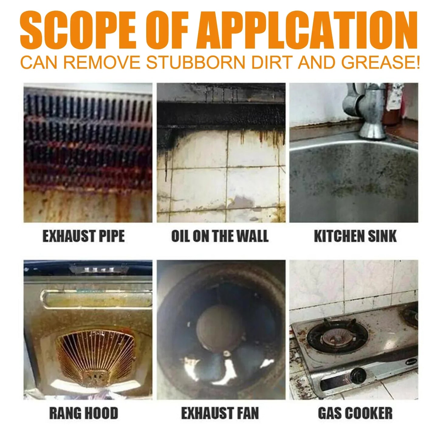 Kitchen Grease Foam Cleaner