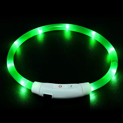LED USB Rechargeable Dog Collar