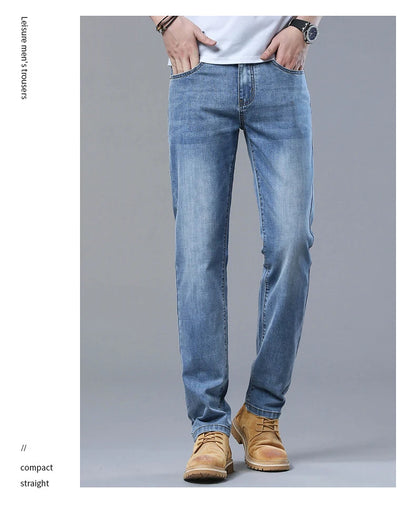 Men’s Slim Fit Luxury Jeans – Classic Style Denim Pants