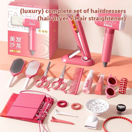 Girls Beauty Salon Set – Kids Hair & Makeup Play Kit