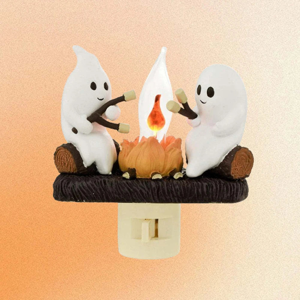 Ghost Campfire Flickering Night Light