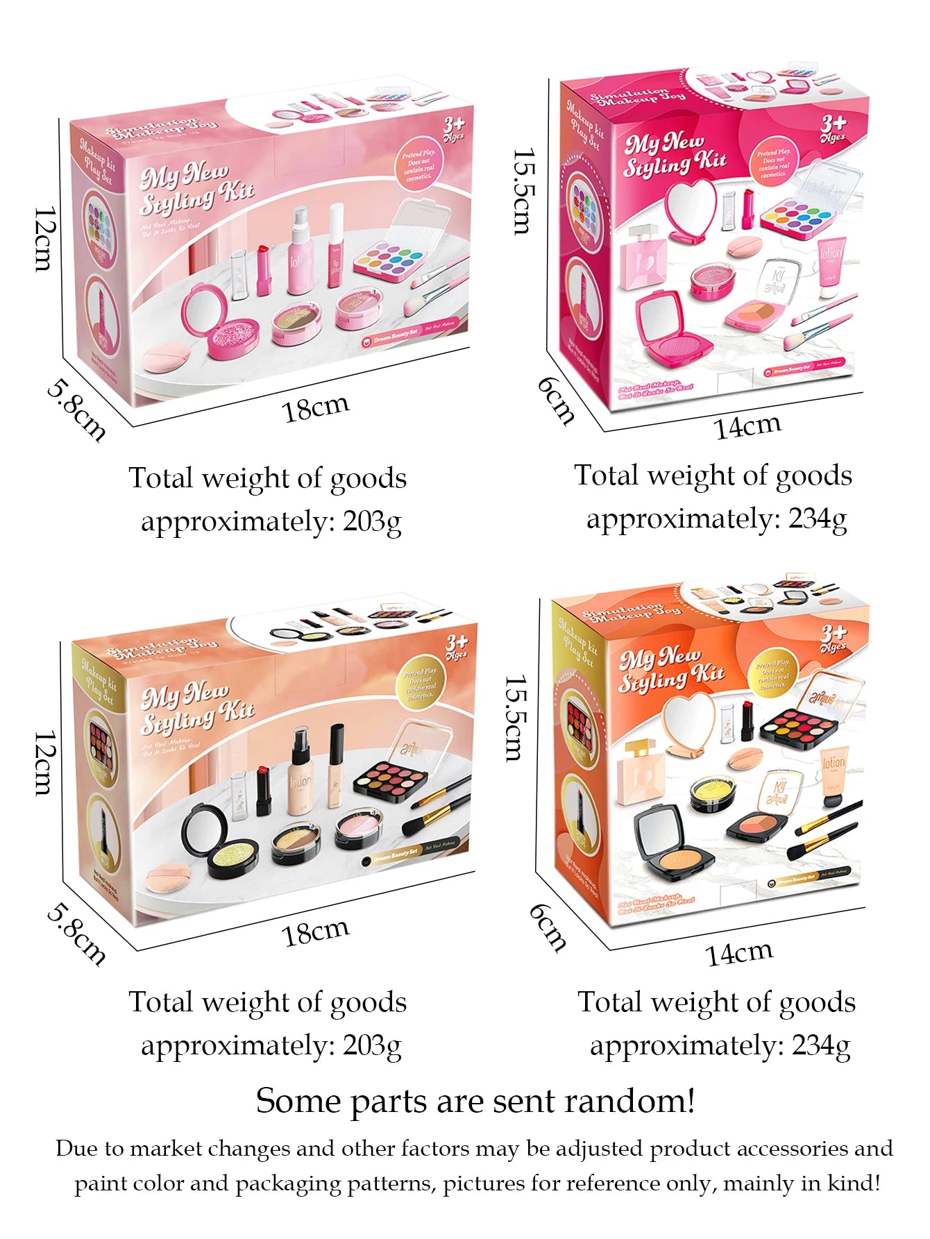 Kids Play Makeup Set – Simulated Cosmetic Toys for Girls