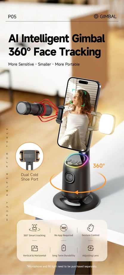 Smart AI Face Tracking Gimbal