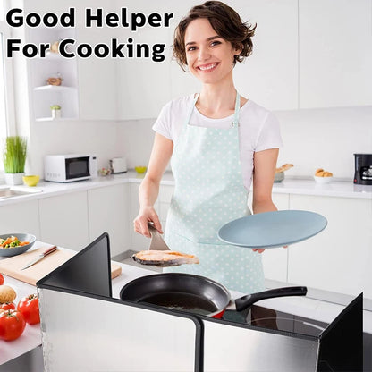Foldable Stove Splatter Guard Non-Stick Grease Shield