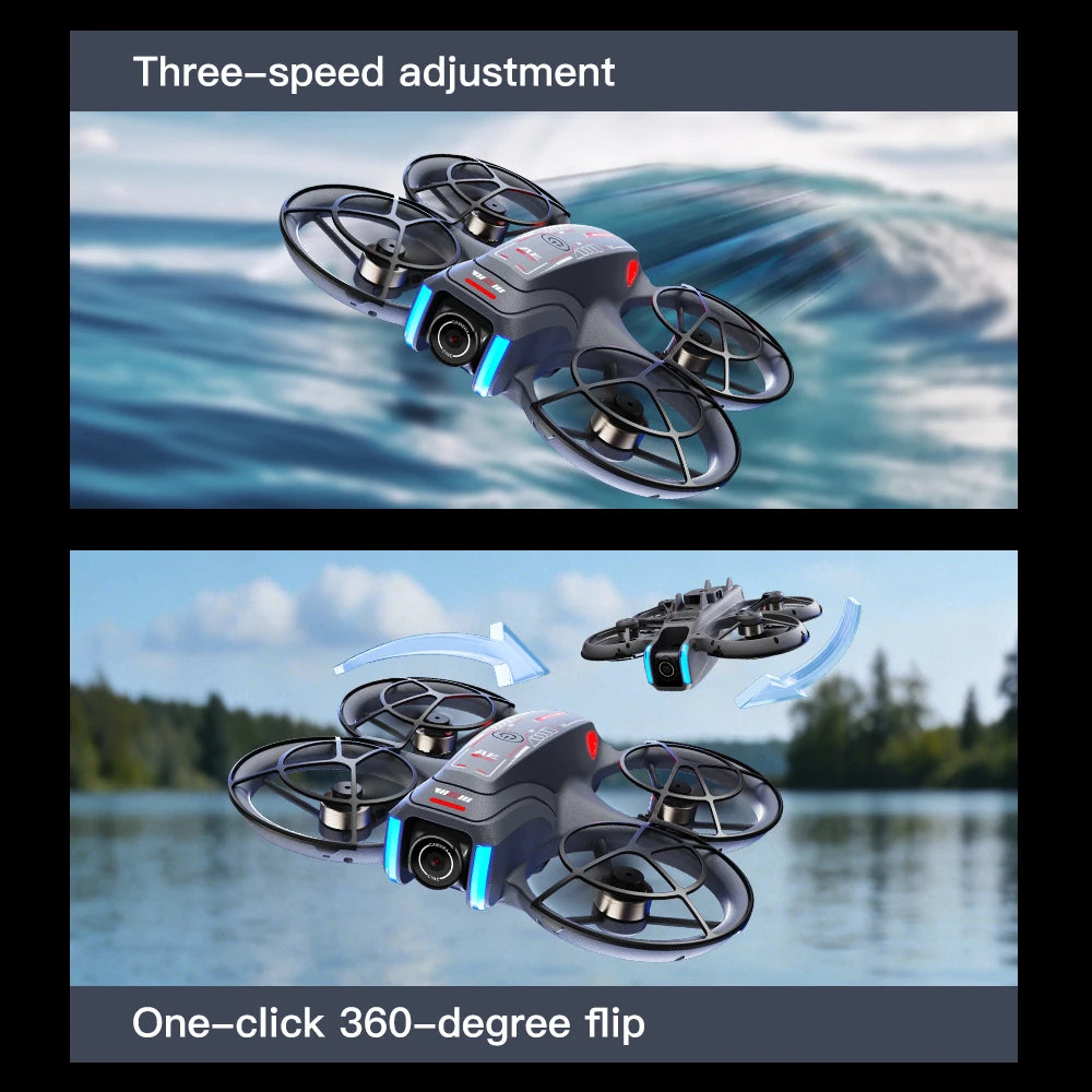 AE21 HD Dual Camera Mini Drone with 4.3" Screen Remote