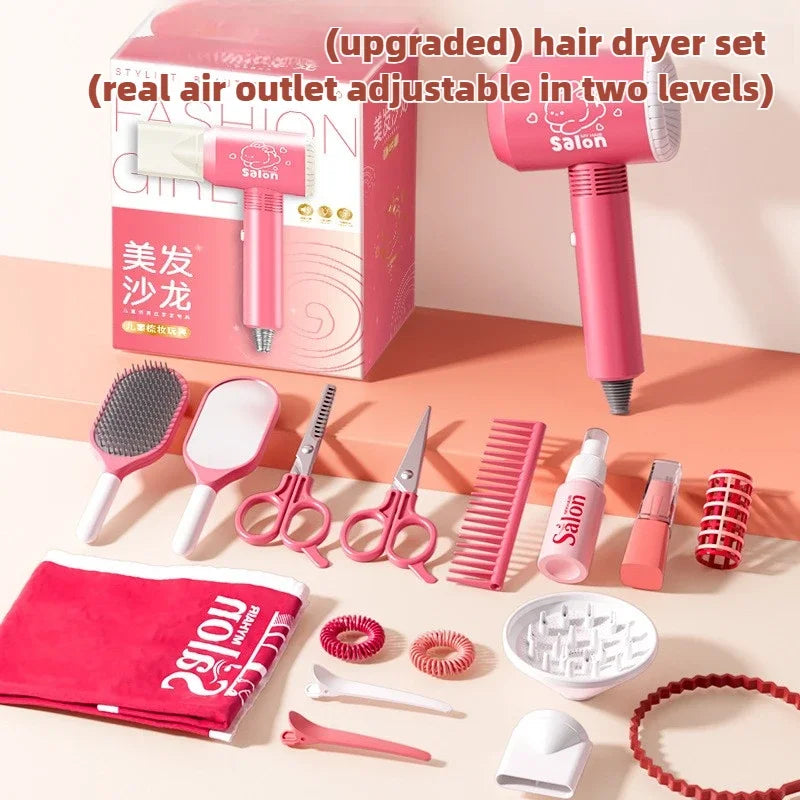 Girls Beauty Salon Set – Kids Hair & Makeup Play Kit