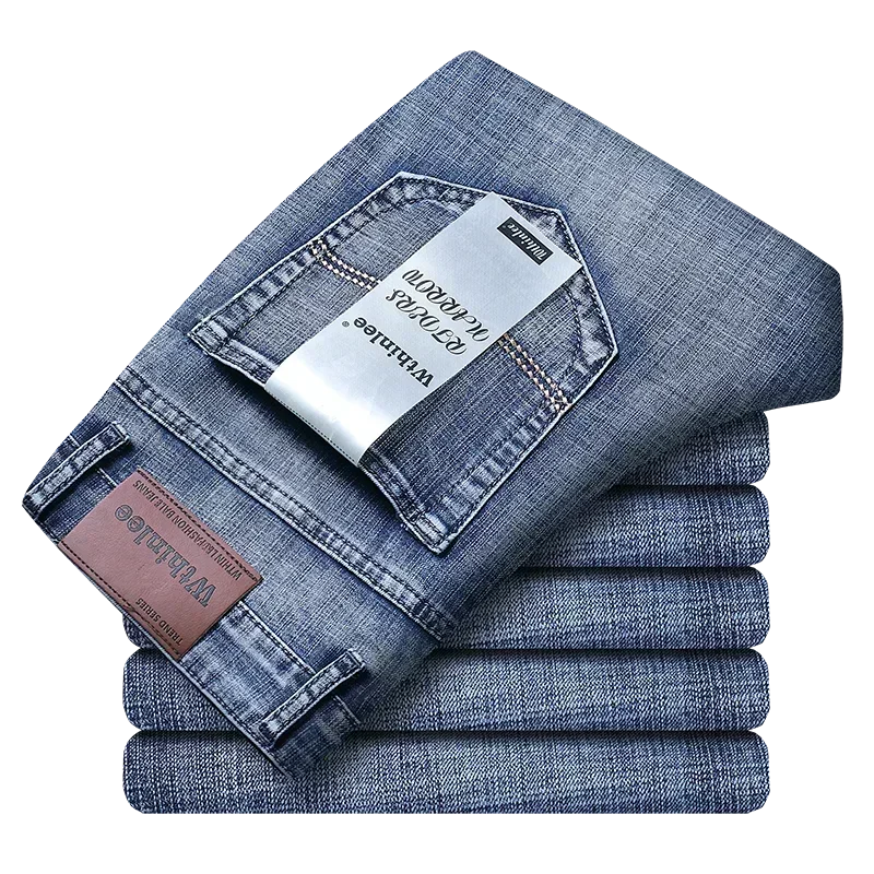 Men’s Slim Fit Luxury Jeans – Classic Style Denim Pants
