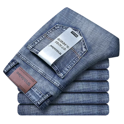 Men’s Slim Fit Luxury Jeans – Classic Style Denim Pants