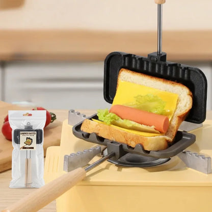 Double-Sided Sandwich Baking Pan for making perfectly toasted sandwiches with non-stick surfaces and even heat distribution.